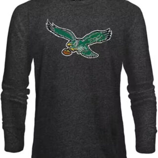 Men's Philadelphia Eagles Black Long Sleeve T