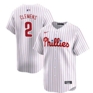 Men's Philadelphia Phillies #2 Kody Clemens White Home Limited Stitched Jersey