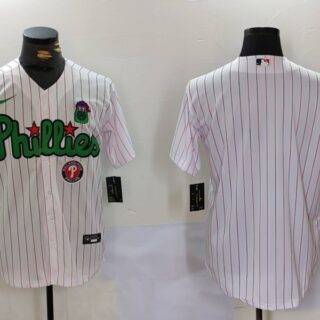 Men's Philadelphia Phillies White Stitched Jersey