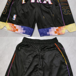 Men's Phoenix Suns Black Shorts (Run Small)