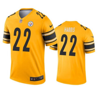 Men's Pittsburgh Steelers #22 Najee Harris Legend Gold Inverted Jersey