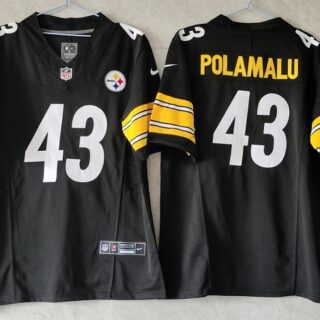 Men's Pittsburgh Steelers #43 Troy Polamalu Black 2023 F.U.S.E. Vapor Untouchable Limited Jersey
