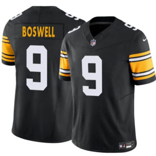 Men's Pittsburgh Steelers #9 Chris Boswell Black 2024 F.U.S.E. Alternate Vapor Untouchable Limited Stitched Jersey