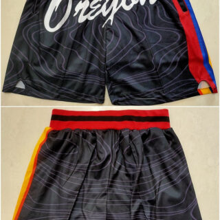 Men's Portland Trail Blazers Black Shorts (Run Small)