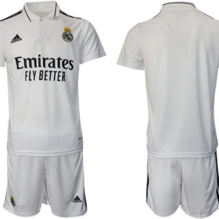Men's Real Madrid Home Blank Jerseys