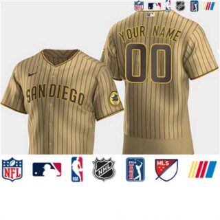 Men's San Diego Padres Custom Alternate Flexbase Jersey
