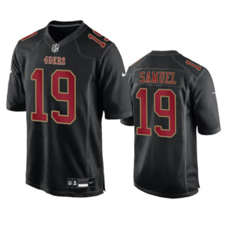 Men's San Francisco 49ers #19 Deebo Samuel Black Fashion Limited Stitched Football Game Jersey