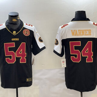 Men's San Francisco 49ers #54 Fred Warner Black F.U.S.E. Mexico Vapor Limited Stitched Football Jerseys