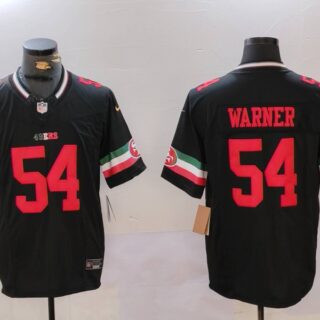 Men's San Francisco 49ers #54 Fred Warner Black F.U.S.E. Mexico Vapor Limited Stitched Football Jersey