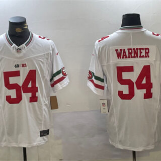Men's San Francisco 49ers #54 Fred Warner White F.U.S.E. Mexico Vapor Limited Stitched Football Jersey