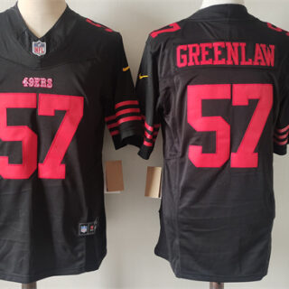 Men's San Francisco 49ers #57 Dre Greenlaw Black 2024 F.U.S.E. Vapor Untouchable Limited Stitched Football Jersey