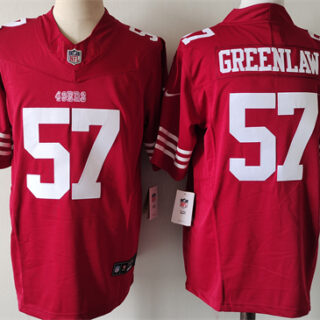 Men's San Francisco 49ers #57 Dre Greenlaw Red 2024 F.U.S.E. Vapor Untouchable Limited Stitched Football Jersey