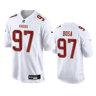 Men's San Francisco 49ers #97 Nick Bosa White Fashion Vapor Untouchable Limited Stitched Football Jersey