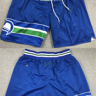 Men's Seattle Seahawks Blue Shorts