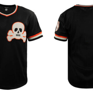 Men's Sioux City Ghosts Blank Black Stitched Jersey