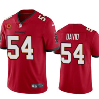 Men's Tampa Bay Buccaneers #54 Lavonte David Red 2024 With 4-Star C Patch Vapor Untouchable Limited Stitched NFL Jersey