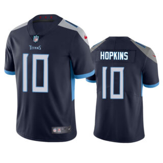 Men's Tennessee Titans #10 DeAndre Hopkins Navy Vapor Untouchable Stitched Jersey