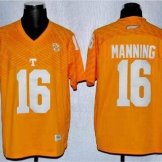 Men's Tennessee Vols #16 Peyton Manning Orange Stitched Jersey
