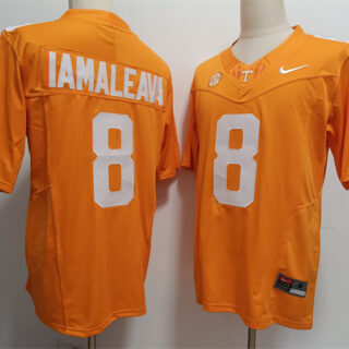 Men's Tennessee Volunteers #8 Nico Iamaleava Orange F.U.S.E Stitched Jersey