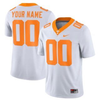 Men's Tennessee Volunteers ACTIVE PLAYER Custom White Stitched Game Jersey
