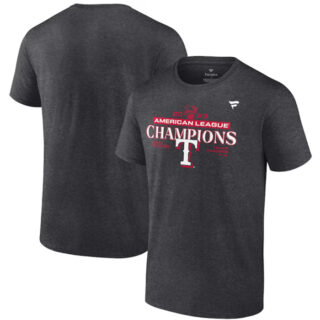 Men's Texas Rangers 2023 Heather Charcoal Champions Locker Room Big & Tall T-Shirt