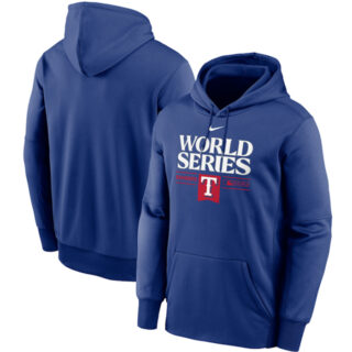 Men's Texas Rangers 2023 World Series Collection Dugout Pullover Hoodie