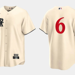 Men's Texas Rangers #6 Josh Jung Cream 2023 City Connect Cool Base Stitched Baseball Jersey