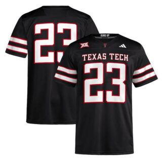 Men's Texas Tech Red Raiders Active Player Custom Black Alternate Stitched Jersey