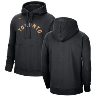 Men's Toronto Raptors Black 2022 23 City Edition Essential Pullover Hoodie