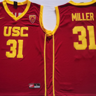 Men's USC Trojans #31 Cheryl Miller Red Stitched Jersey