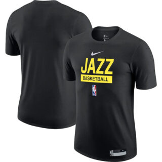 Men's Utah Jazz Black 2022 23 Legend On-Court Practice Performance T-Shirt