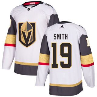 Men's Vegas Golden Knights #19 Reilly Smith Adidas White Away Authentic NHL Jersey