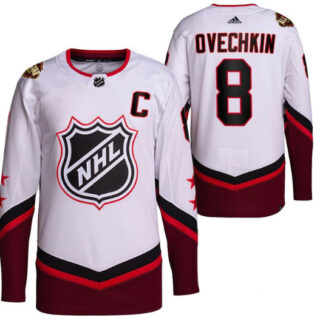Men's Washington Capitals #8 Alex Ovechkin 2022 All-Star White Stitched Jersey