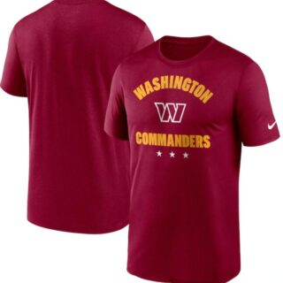 Men's Washington Commanders Nike Burgundy Arch Legend T-Shirt