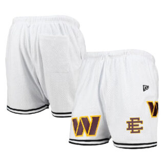 Men's Washington Commanders Pro White Red Shorts