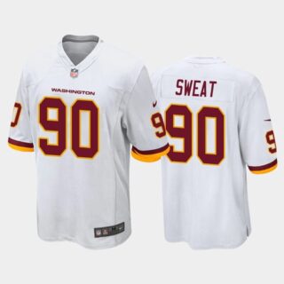 Men's Washington Football Team #90 Montez Sweat 2020 White Jersey
