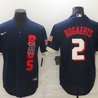 Men Boston Red Sox 2 Bogaerts Blue 2021 All Star Game Nike MLB Jersey