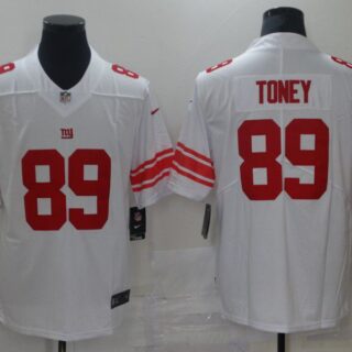 Men New York Giants 89 Toney White Nike Vapor Untouchable Limited 2021 NFL Jersey