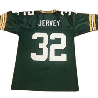 Men's #32 Travis Jervey Green Bay Packers Green Jerseys