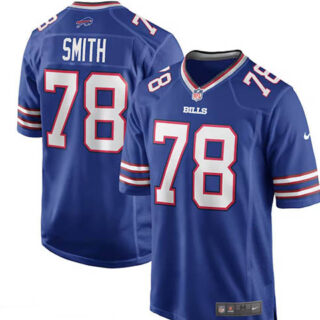 Men's Buffalo Bills #78 Bruce Smith Royal Game Retired Player Jersey