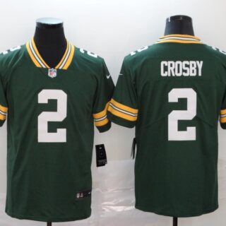 Men's Green Bay Packers #2 Mason Crosby Green Vapor Untouchable Limited Stitched NFL Jersey
