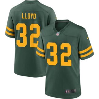 Men's Green Bay Packers #32 MarShawn LLoyd Green Jersey