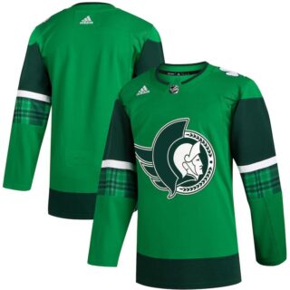 Men's Ottawa Senators adidas Kelly Green 2023 St. Patrick's Day Primegreen Authentic Jersey
