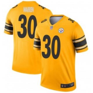 Men's Pittsburgh Steelers #30 Jaylen Warren Vapor Limited Inverted Gold Stitched NFL Jersey
