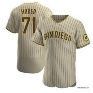 Men's San Diego Padres #71 HADER Flex Base Stitched Baseball Jersey
