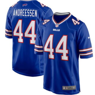 Men's Buffalo Bills #44 Joe Andreessen Royal Game Jersey