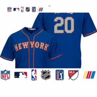 Mets #20 Pete Alonso Blue New Cool Base Alternate Home Stitched Baseball Jersey