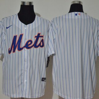 Mets Blank White Nike 2020 Cool Base Jersey