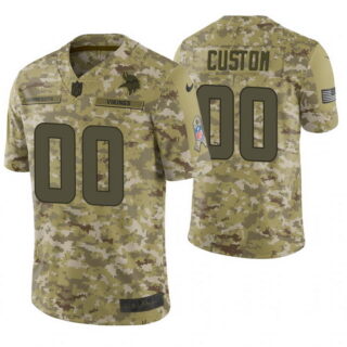Minnesota Vikings Custom Camo 2018 Salute to Service Limited Jersey