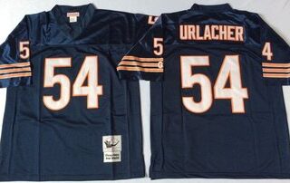 Mitchell&Ness Bears ##54 Brian Urlacher Small No. Throwback Stitched NFL Jerseys